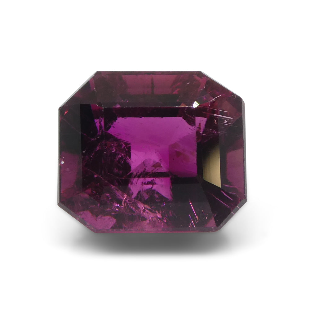 Tourmaline 6.15 cts 10.38 x 9.08 x 8.13 Emerald Cut Pink  $3080