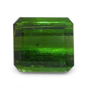 5.76ct Emerald Cut Green Tourmaline from Brazil - Skyjems Wholesale Gemstones