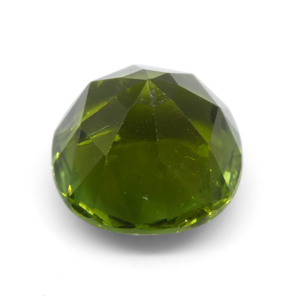 4.92ct Brazilian Green Cushion Tourmaline, brilliant-cut gemstone from SkyJems' premium colored stone collection