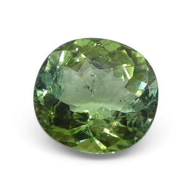 4.89ct Cushion Green Tourmaline from Brazil - Skyjems Wholesale Gemstones