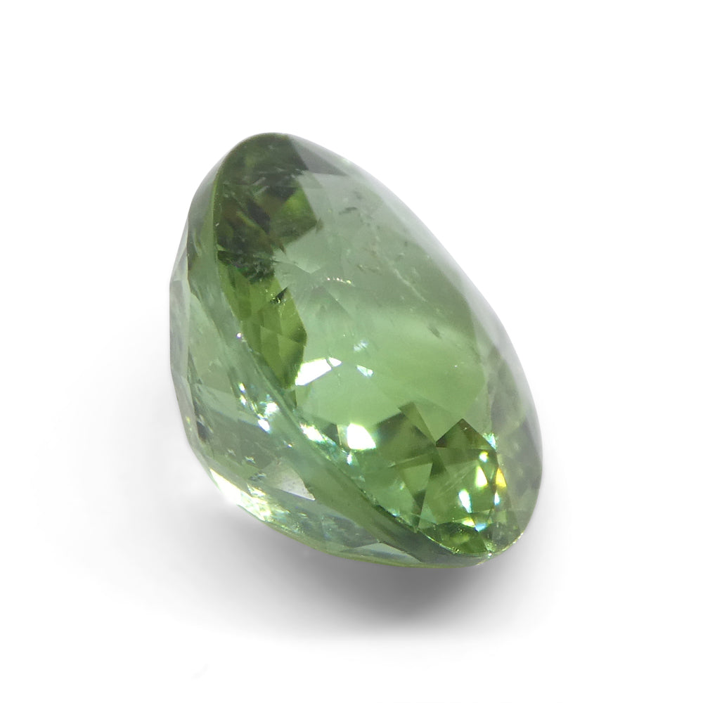 4.89ct Cushion Green Tourmaline from Brazil - Skyjems Wholesale Gemstones