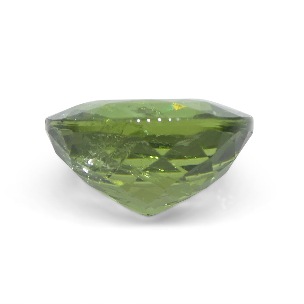 4.89ct Cushion Green Tourmaline from Brazil - Skyjems Wholesale Gemstones