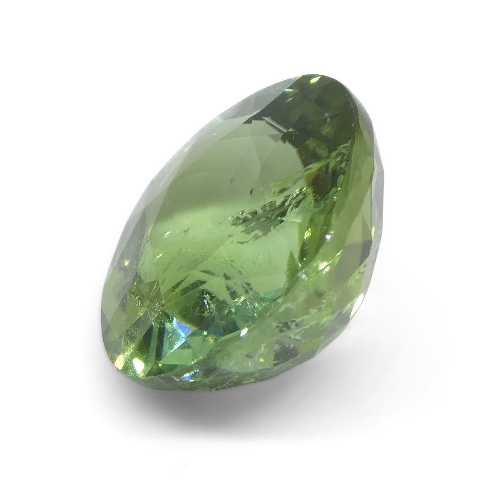 4.89ct Cushion Green Tourmaline from Brazil - Skyjems Wholesale Gemstones