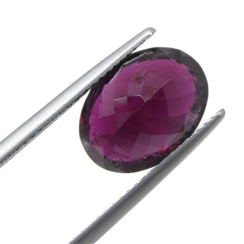 4.67ct Oval Red Rubellite Tourmaline from Brazil