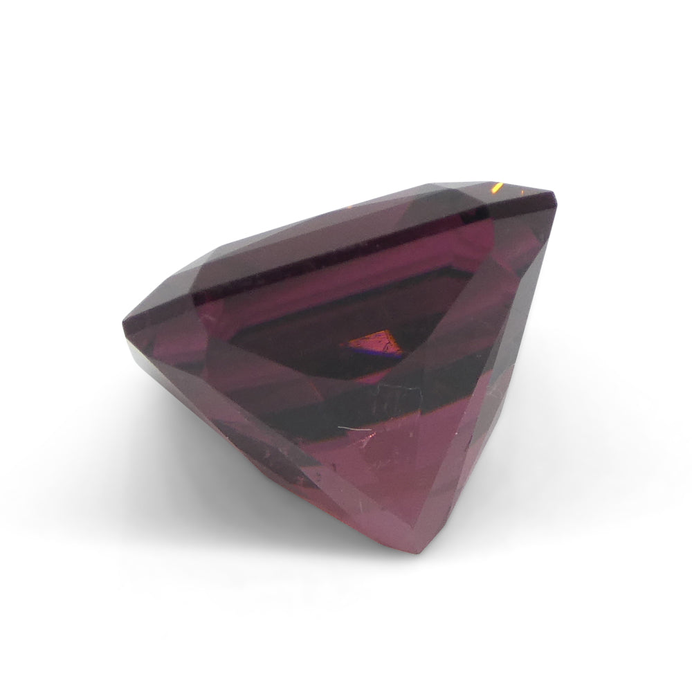 5.24ct Emerald Cut purplish Pink Tourmaline from Brazil - Skyjems Wholesale Gemstones