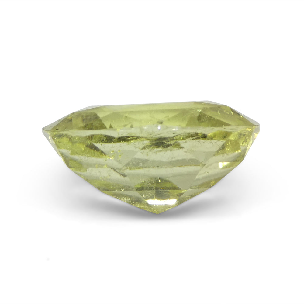 5.45ct Oval Yellow Tourmaline from Brazil - Skyjems Wholesale Gemstones