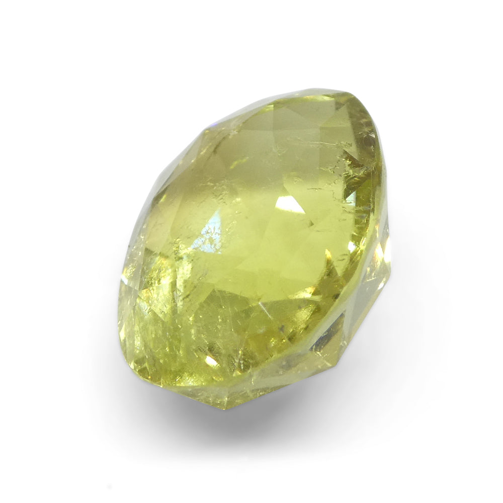 5.45ct Oval Yellow Tourmaline from Brazil - Skyjems Wholesale Gemstones