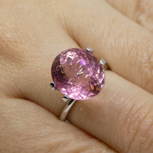 6.63ct Oval Pink Tourmaline from Brazil - Skyjems Wholesale Gemstones