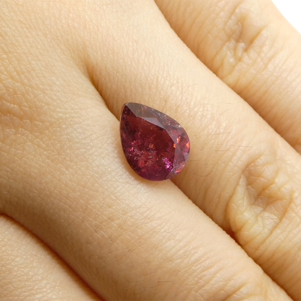 2.51ct Pear Pink Tourmaline from Brazil - Skyjems Wholesale Gemstones