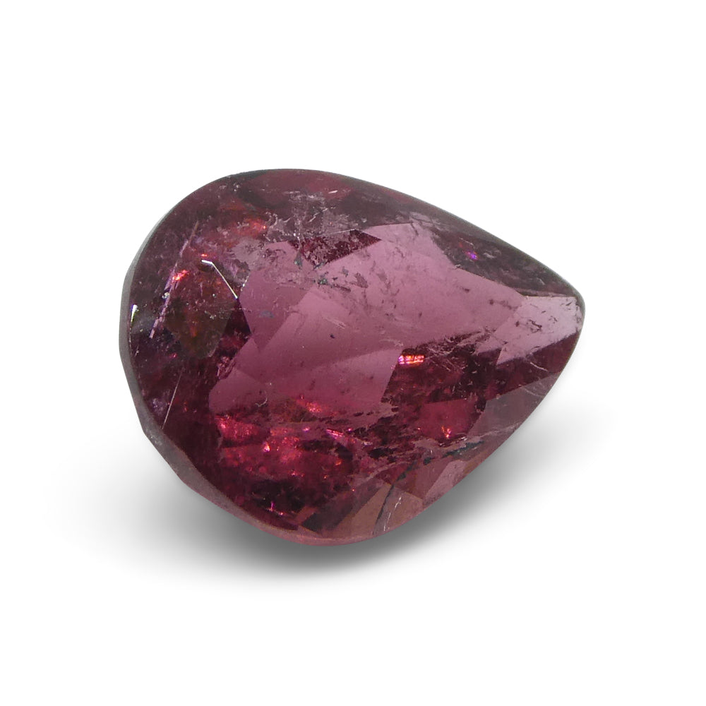 2.51ct Pear Pink Tourmaline from Brazil - Skyjems Wholesale Gemstones