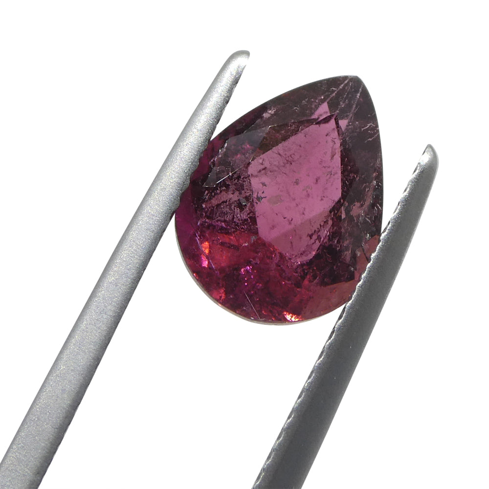 2.51ct Pear Pink Tourmaline from Brazil - Skyjems Wholesale Gemstones