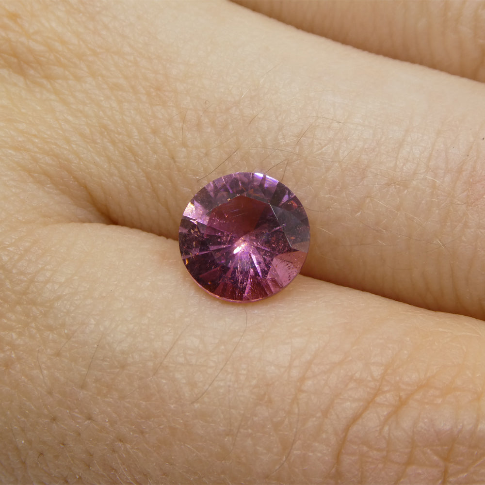 2.05ct Round Pink Tourmaline from Brazil - Skyjems Wholesale Gemstones