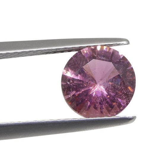 2.05ct Round Pink Tourmaline from Brazil - Skyjems Wholesale Gemstones