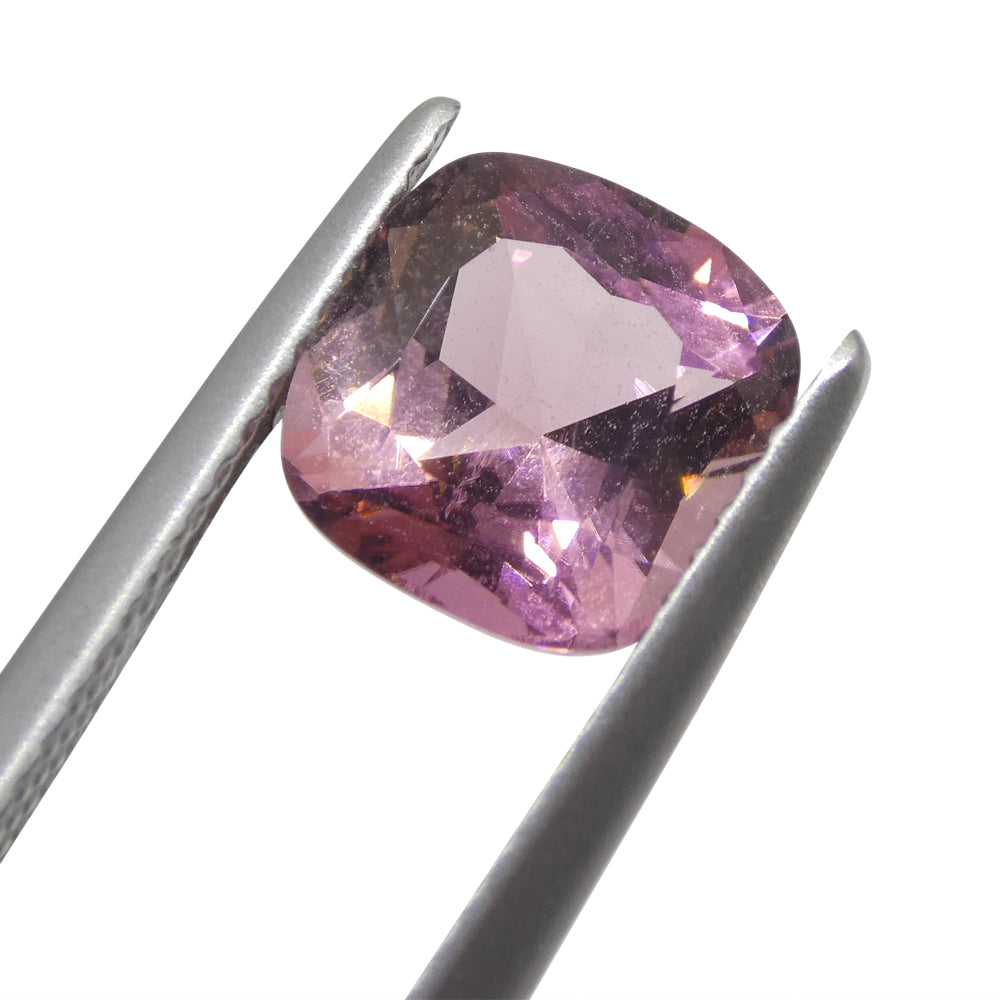 2.22ct Cushion Pink Tourmaline from Brazil - Skyjems Wholesale Gemstones