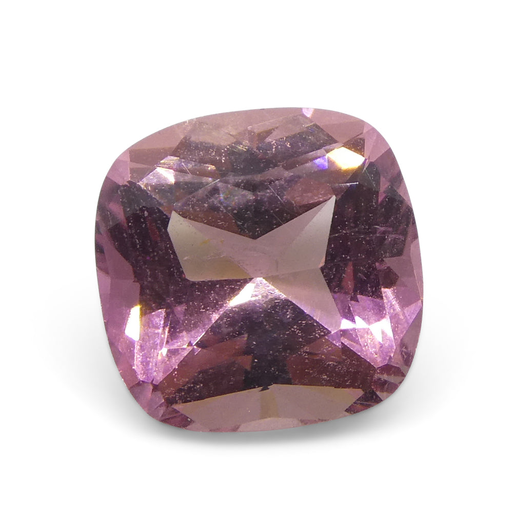 2.22ct Cushion Pink Tourmaline from Brazil - Skyjems Wholesale Gemstones