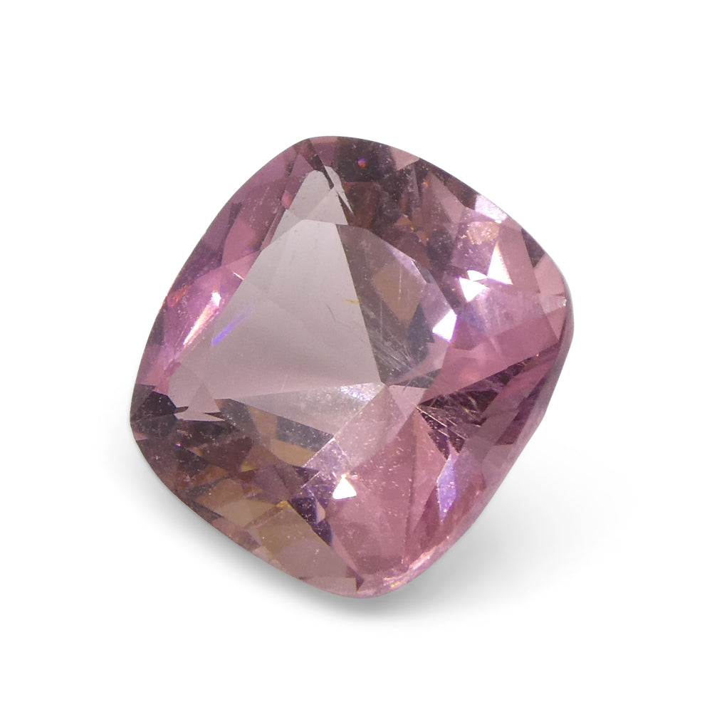 2.22ct Cushion Pink Tourmaline from Brazil - Skyjems Wholesale Gemstones