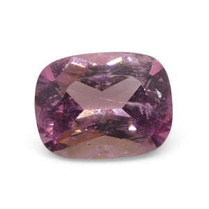 2.26ct Cushion Pink Tourmaline from Brazil - Skyjems Wholesale Gemstones