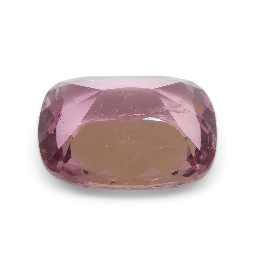 2.26ct Cushion Pink Tourmaline from Brazil - Skyjems Wholesale Gemstones