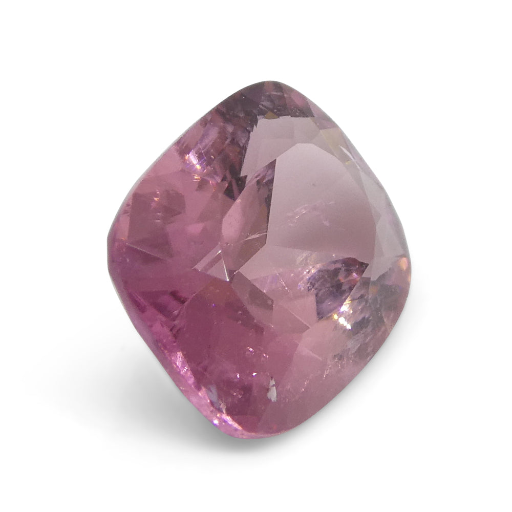 2.26ct Cushion Pink Tourmaline from Brazil - Skyjems Wholesale Gemstones