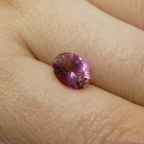 1.31ct Oval Pink Tourmaline from Brazil