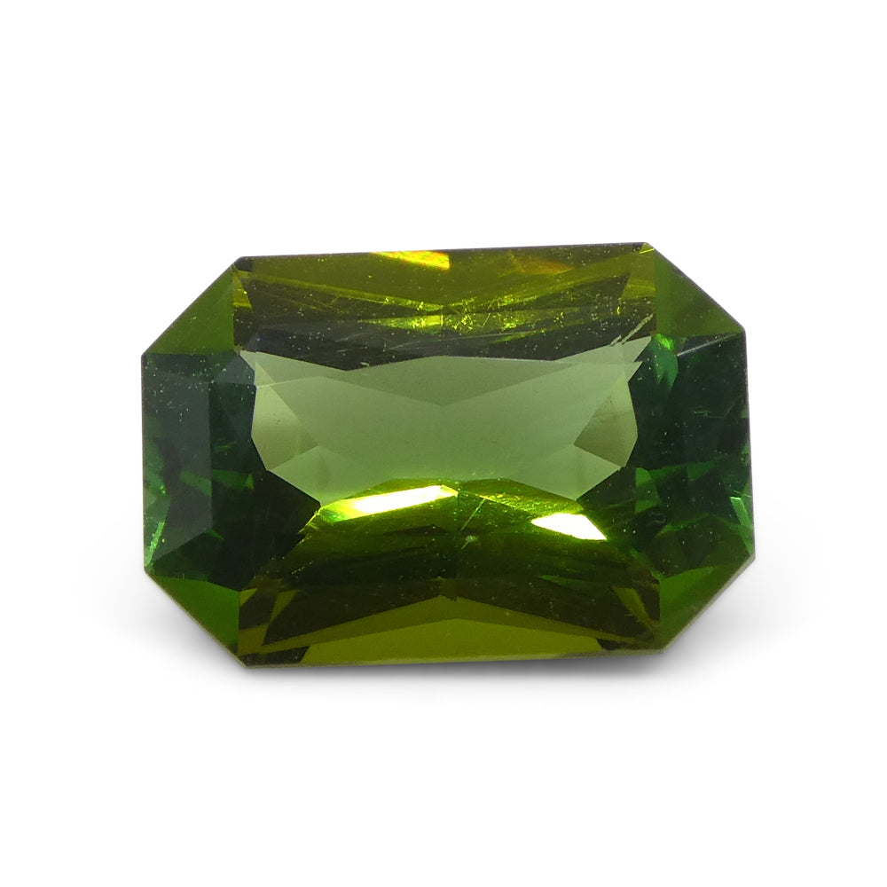 1.88ct Scissor Cut/Octagonal Green Tourmaline from Brazil - Skyjems Wholesale Gemstones