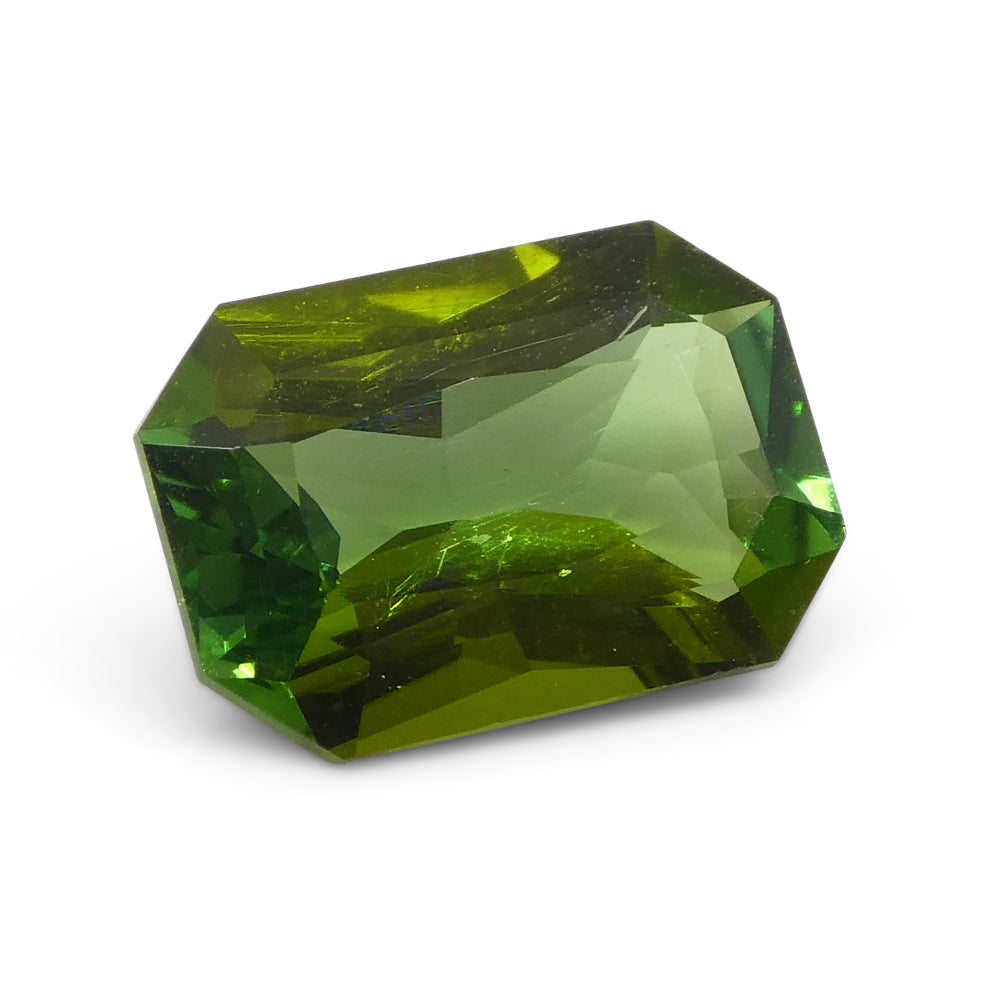 1.88ct Scissor Cut/Octagonal Green Tourmaline from Brazil - Skyjems Wholesale Gemstones