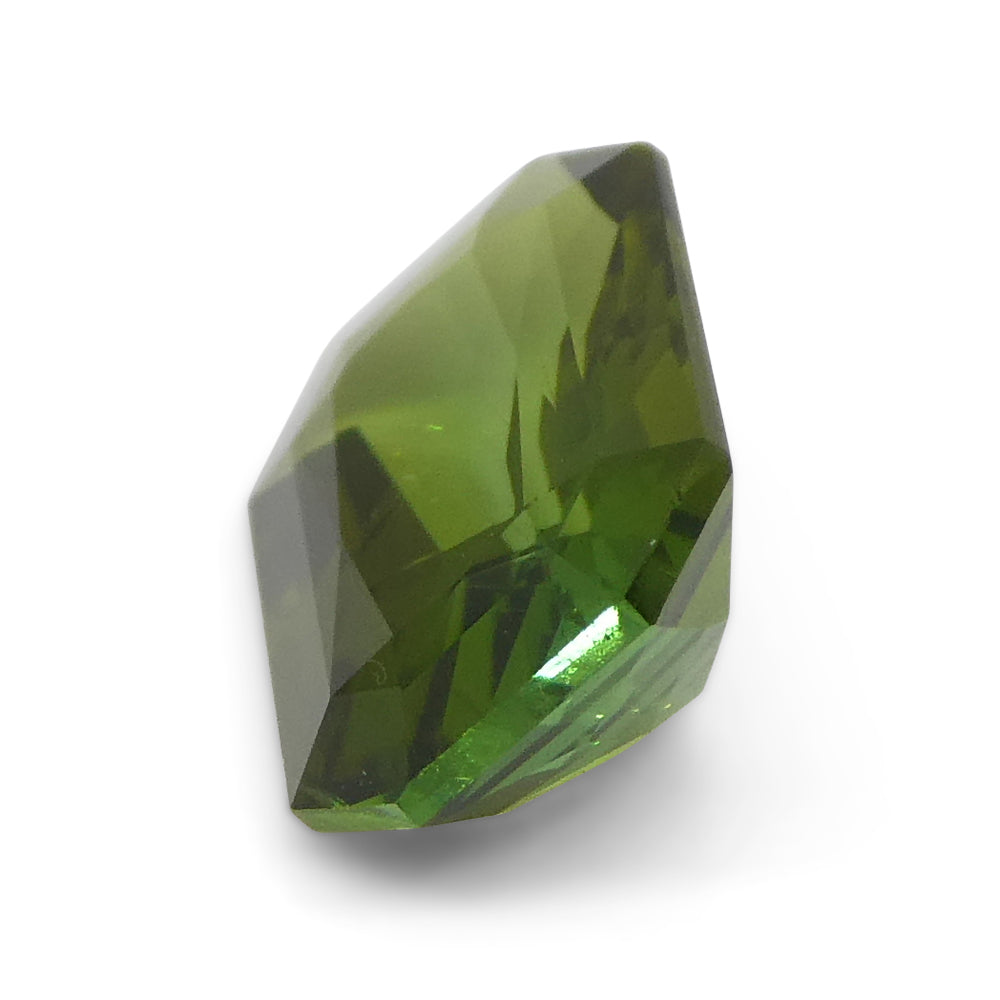 1.88ct Scissor Cut/Octagonal Green Tourmaline from Brazil - Skyjems Wholesale Gemstones