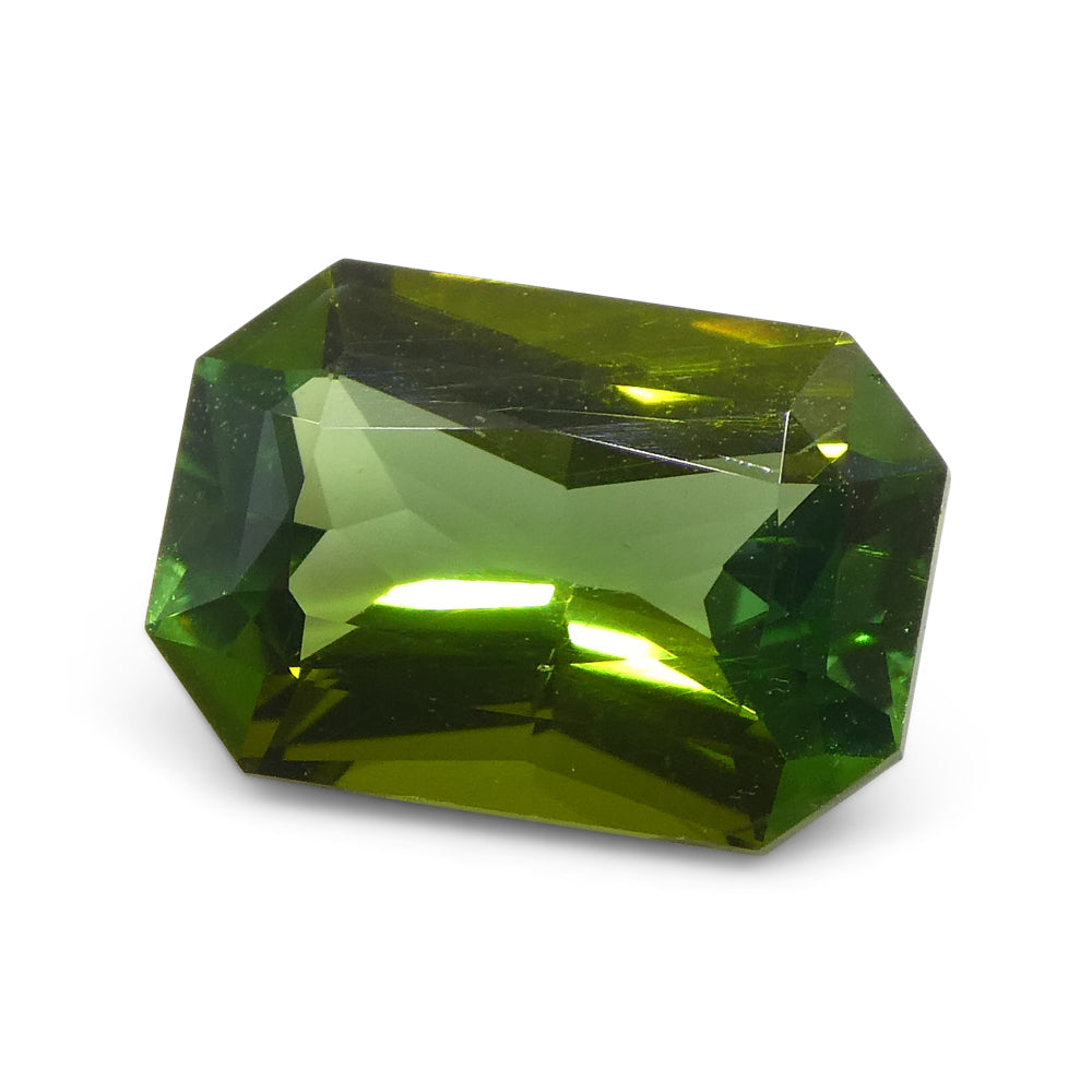 1.88ct Scissor Cut/Octagonal Green Tourmaline from Brazil - Skyjems Wholesale Gemstones