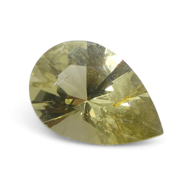 1.47ct Pear Yellow Tourmaline from Brazil - Skyjems Wholesale Gemstones