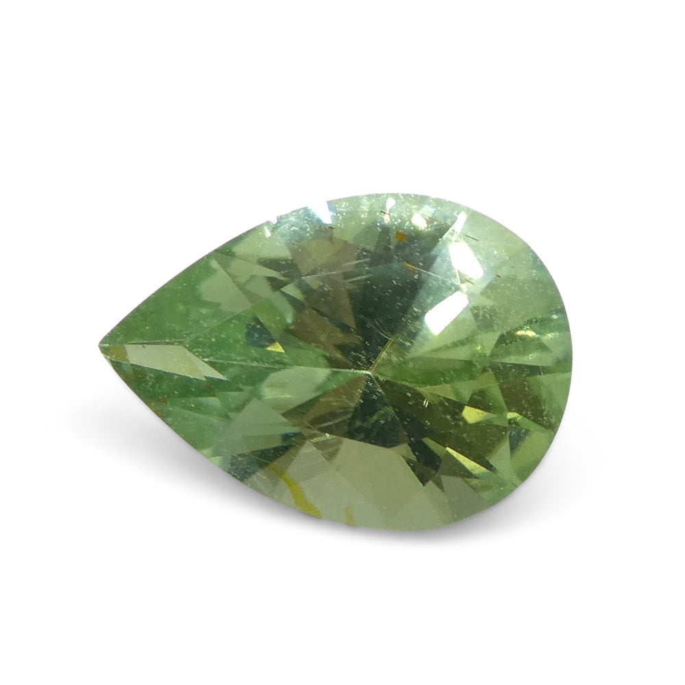 1.38ct Pear Green Tourmaline from Brazil - Skyjems Wholesale Gemstones