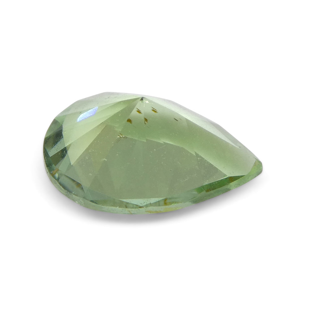 1.38ct Pear Green Tourmaline from Brazil - Skyjems Wholesale Gemstones