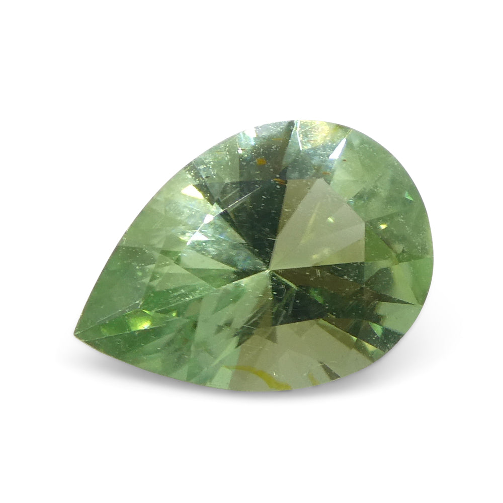 1.38ct Pear Green Tourmaline from Brazil - Skyjems Wholesale Gemstones