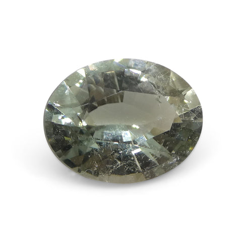 0.93ct Oval Green Tourmaline from Brazil