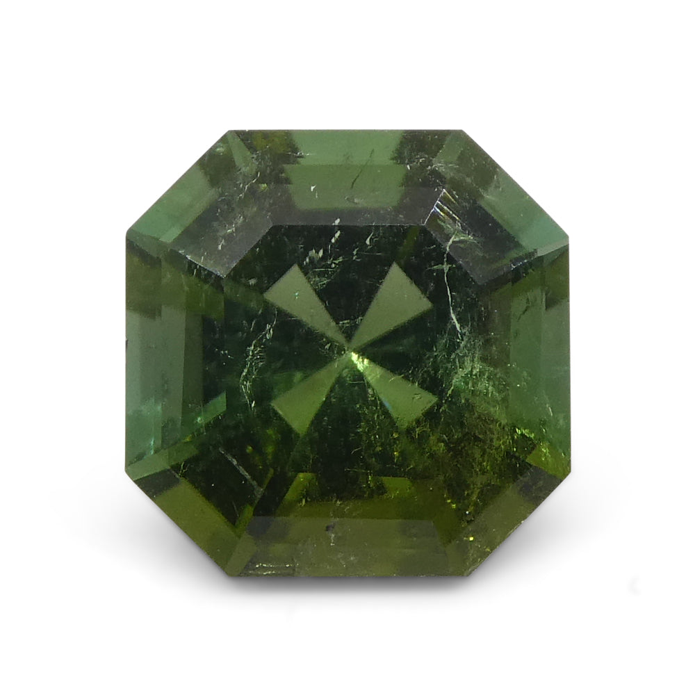 1.76ct Asscher Green Tourmaline from Brazil - Skyjems Wholesale Gemstones