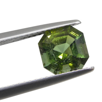 1.76ct Asscher Green Tourmaline from Brazil - Skyjems Wholesale Gemstones