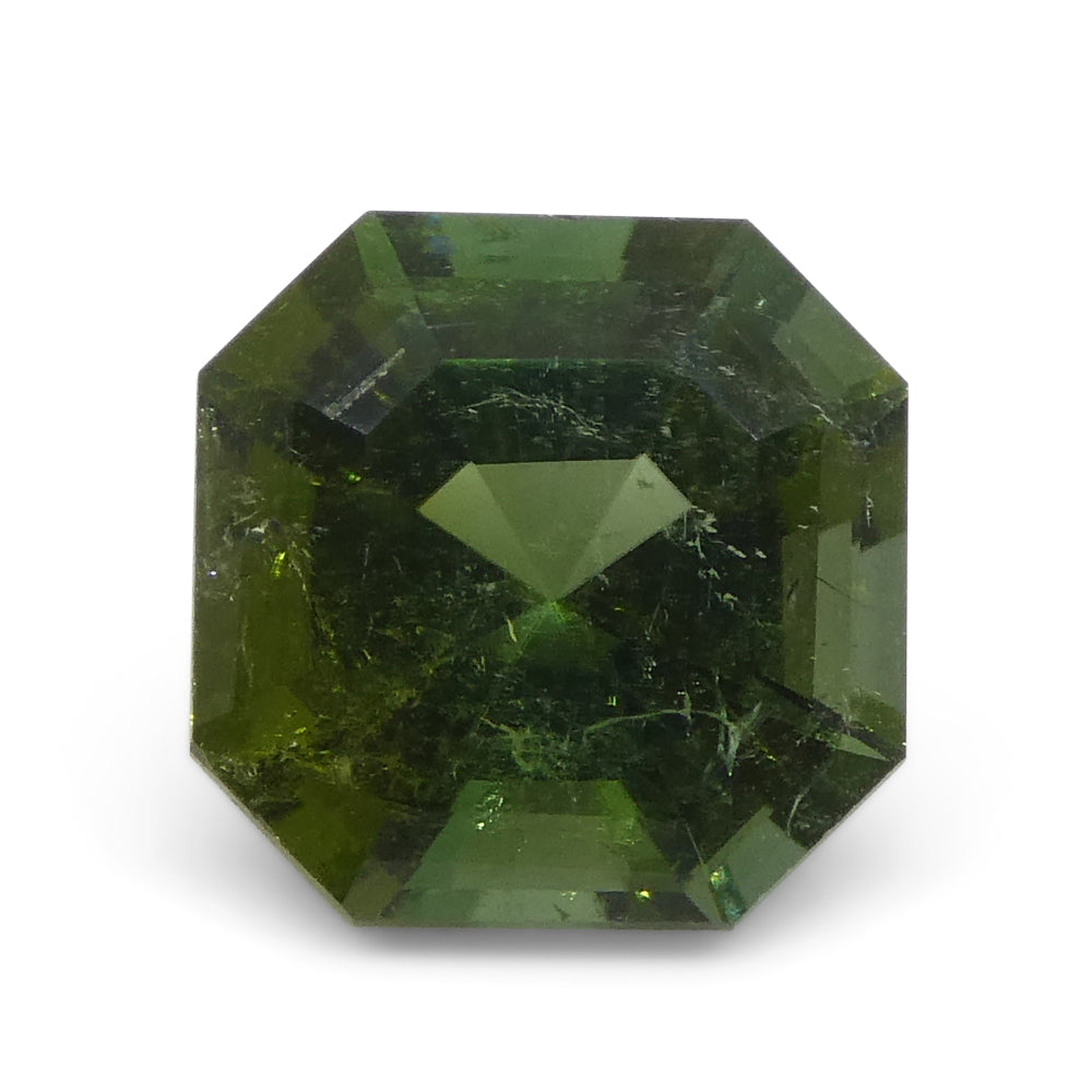 1.76ct Brazilian Green Tourmaline Asscher Cut Gemstone from SkyJems Rare Gem Collection