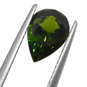1.69ct  Pear Green Tourmaline from Brazil - Skyjems Wholesale Gemstones