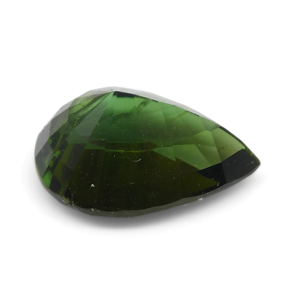 1.69ct  Pear Green Tourmaline from Brazil - Skyjems Wholesale Gemstones