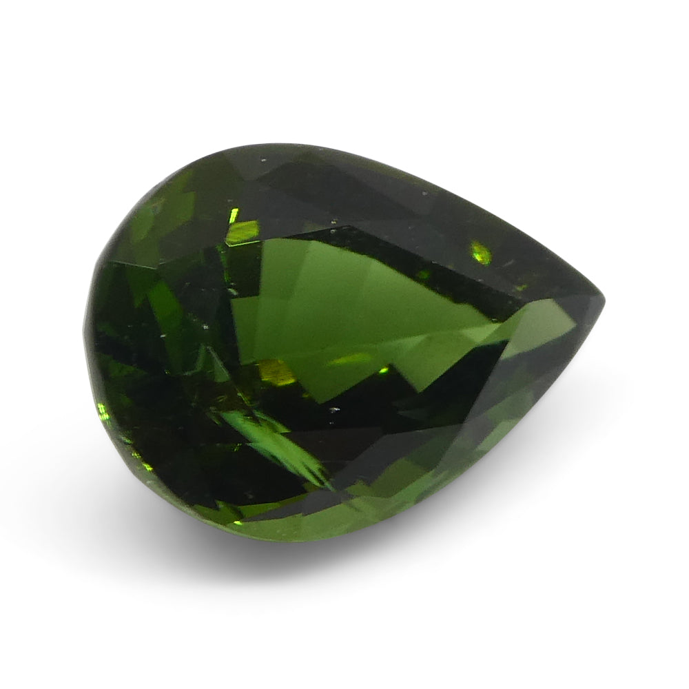 1.69ct  Pear Green Tourmaline from Brazil - Skyjems Wholesale Gemstones