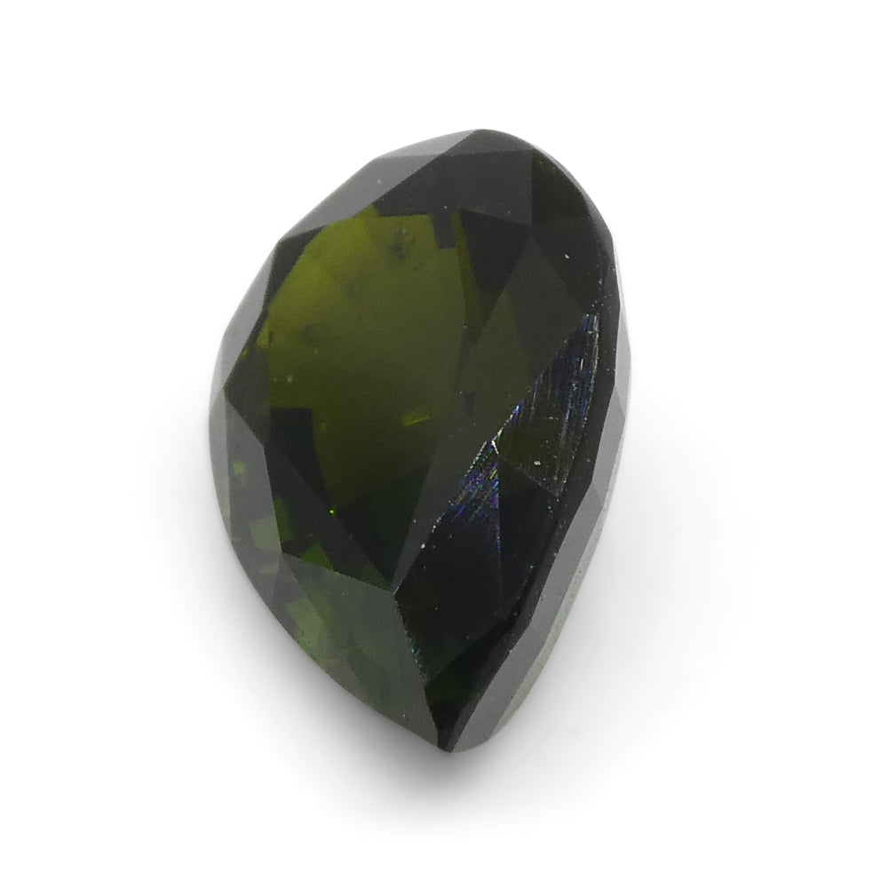 1.69ct  Pear Green Tourmaline from Brazil - Skyjems Wholesale Gemstones