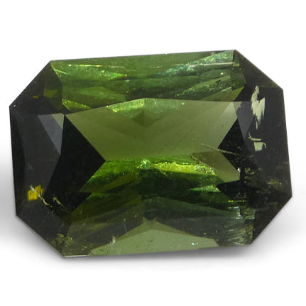 6.31ct Pair Scissor Cut/Octagonal Green Tourmaline from Brazil - Skyjems Wholesale Gemstones