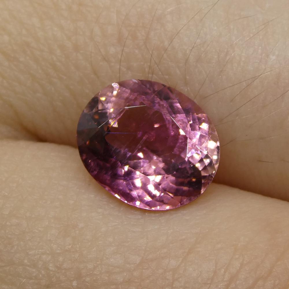 2.50ct Oval Pink Tourmaline - Skyjems Wholesale Gemstones