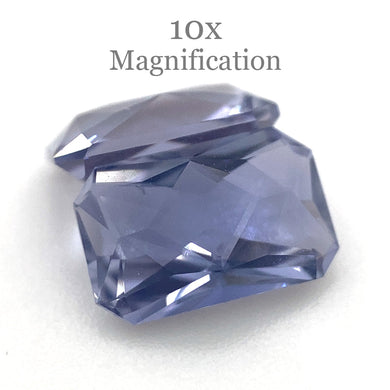 1.56ct Octagonal Tanzanite Precision Cut Pair - Skyjems Wholesale Gemstones