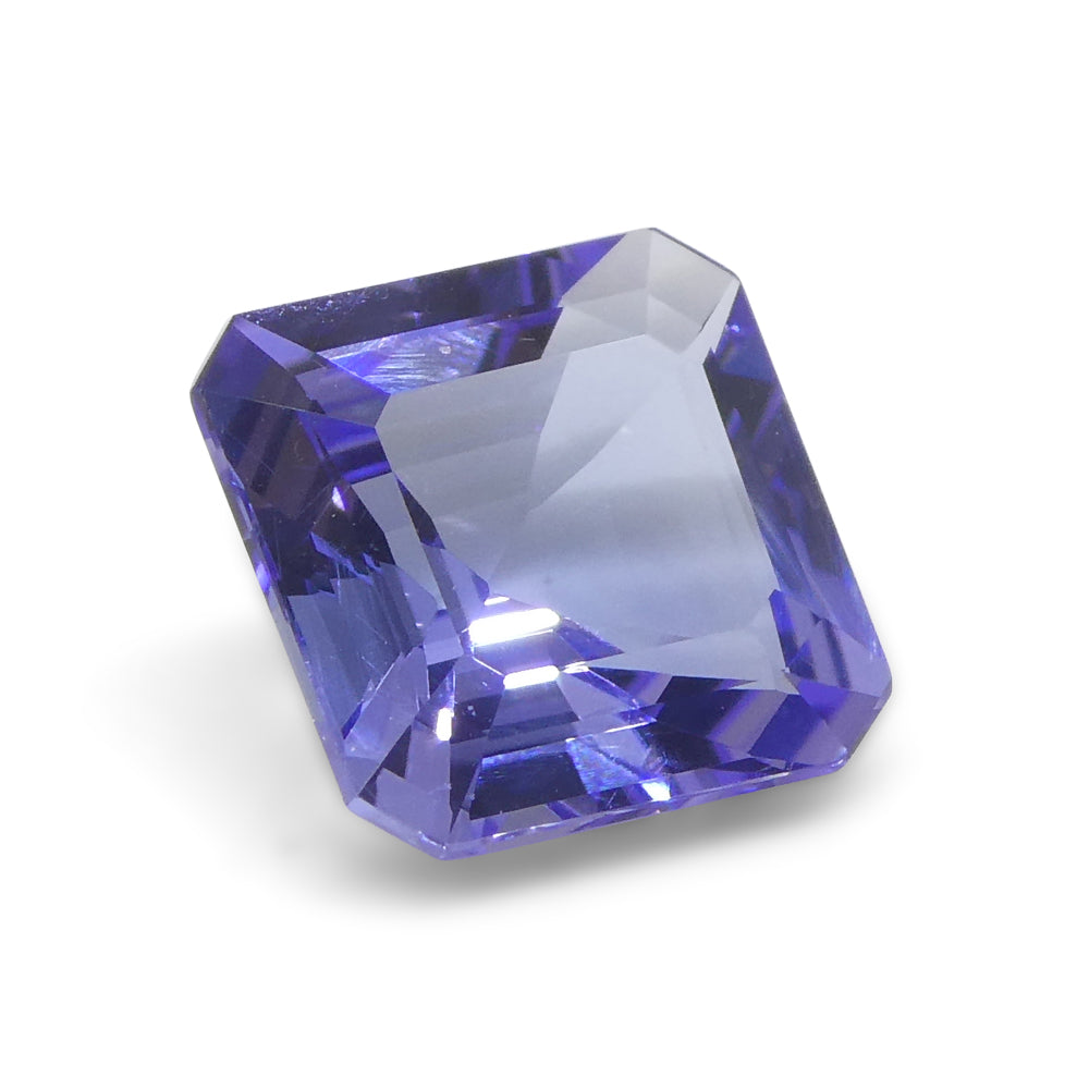 2.55ct Square Violet Blue Tanzanite from Tanzania - Skyjems Wholesale Gemstones