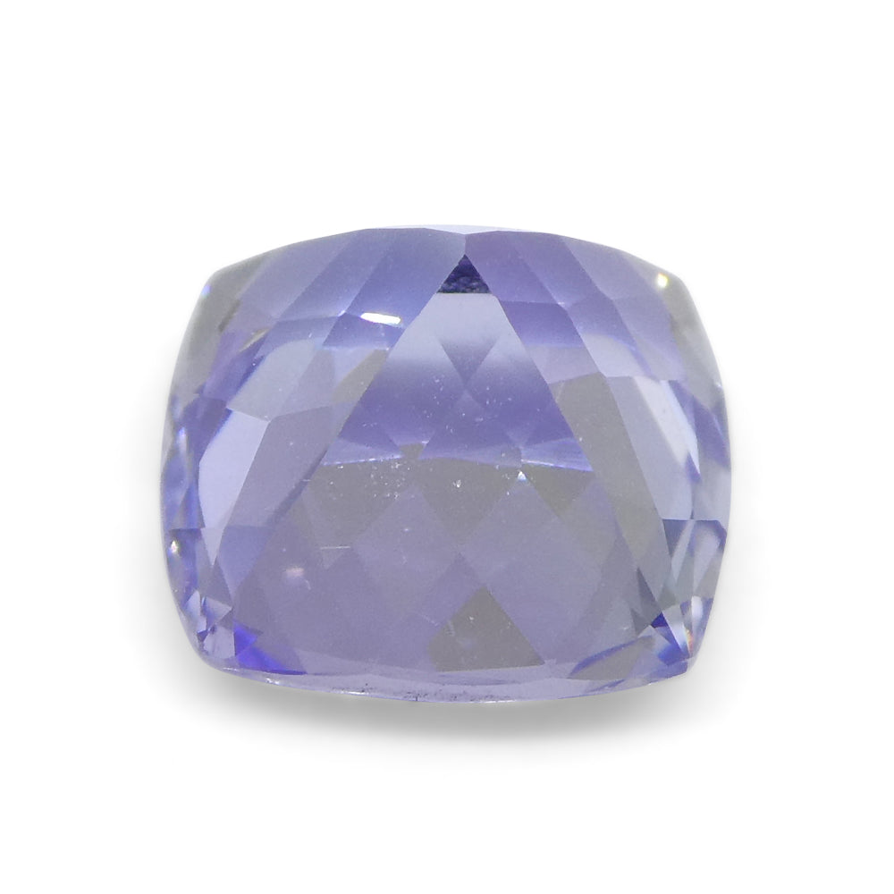 2.05ct Square Cushion Violet Blue Tanzanite from Tanzania - Skyjems Wholesale Gemstones