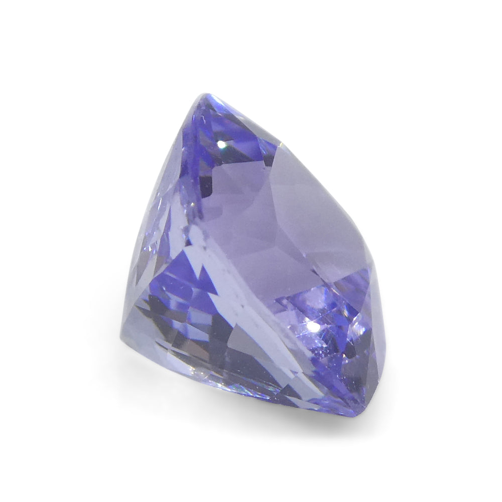 2.05ct Square Cushion Violet Blue Tanzanite from Tanzania - Skyjems Wholesale Gemstones