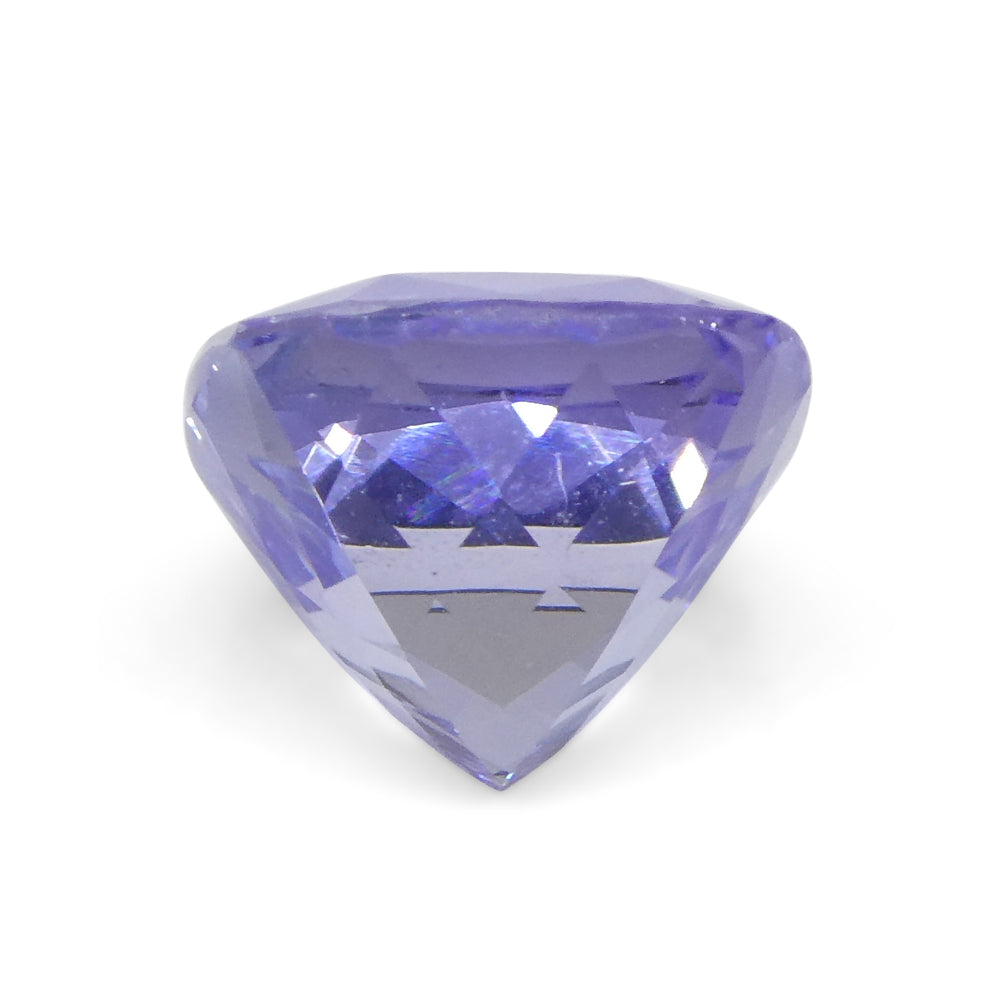 2.05ct Square Cushion Violet Blue Tanzanite from Tanzania - Skyjems Wholesale Gemstones