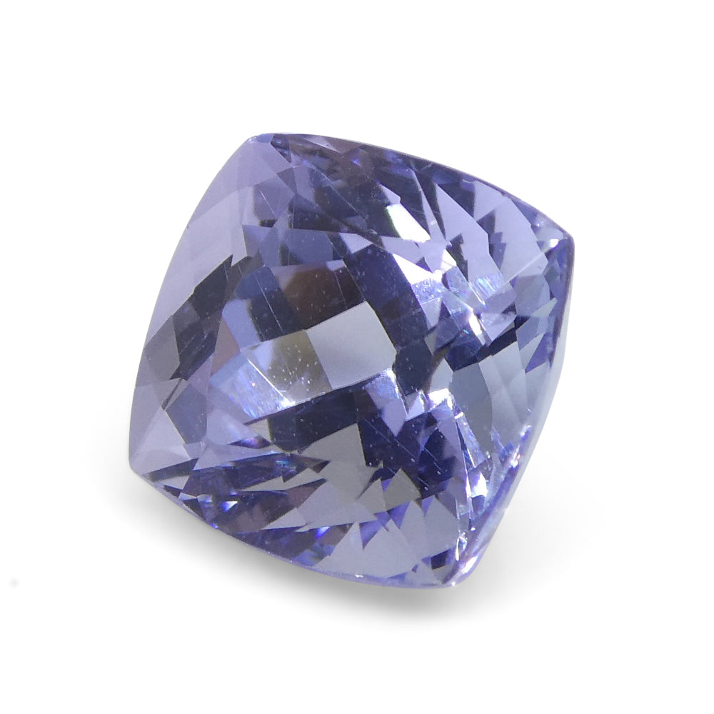 2.05ct Square Cushion Violet Blue Tanzanite from Tanzania - Skyjems Wholesale Gemstones