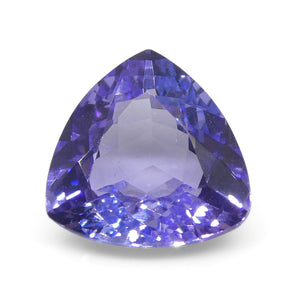 2.07ct Trillion Violet Blue Tanzinite from Tanzania - Skyjems Wholesale Gemstones