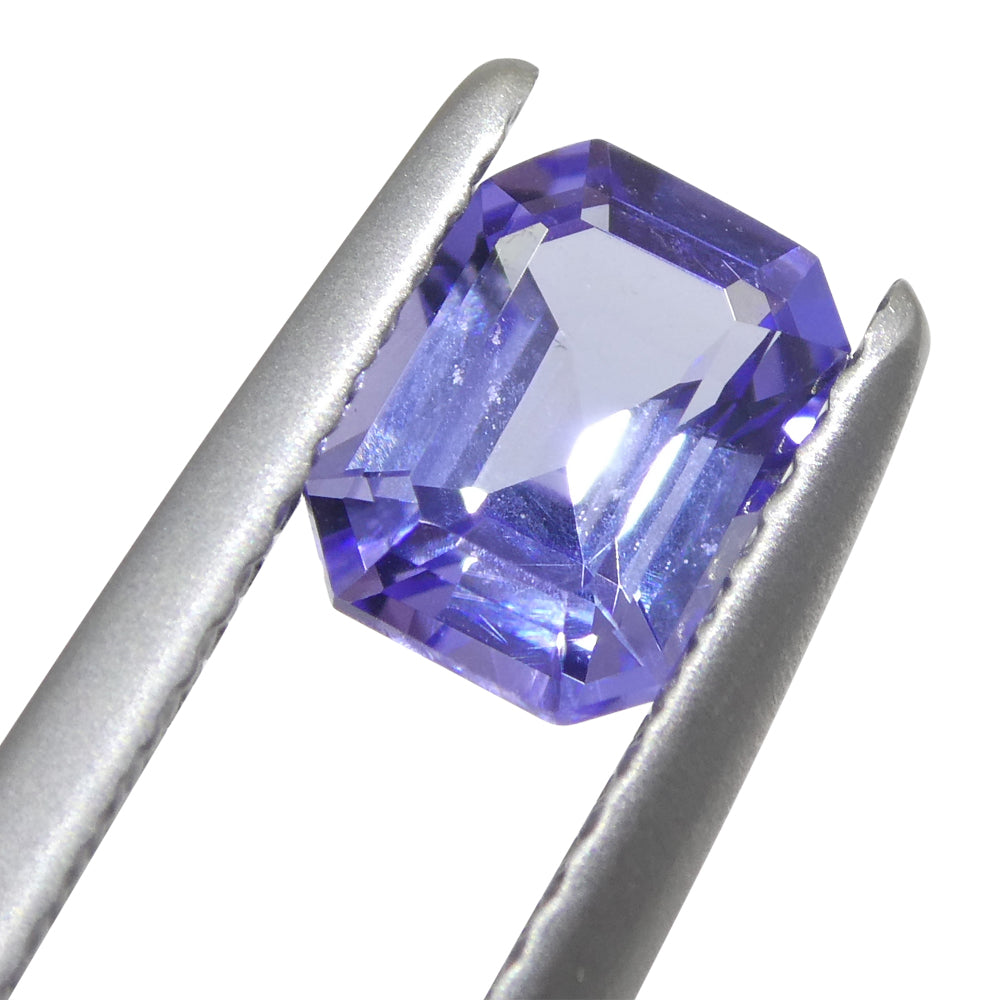 Tanzinite 0.91 cts 6.52 x 4.80 x 3.44 Emerald Cut Violet Blue  $460